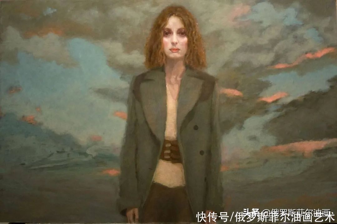 油画&美国画家桑德拉·弗朗德的油画里,充满了微妙而引人注目的情感