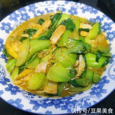 青菜炒蚌肉你这么做，好吃到停不下来