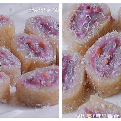 奶昔|懒人必备这道低卡芋泥伪糍粑，简单几步，十分钟就上桌