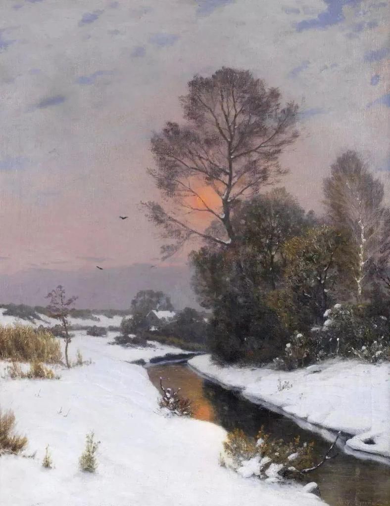 艺术家@这位俄罗斯画家,不愧为光与雪的大师!