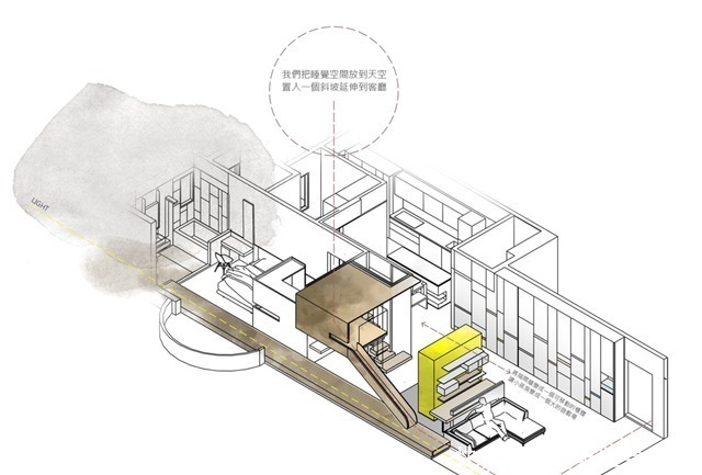 走廊|这是我见过最干净的家，将卧室悬空，完工堪比多间房，太实用了！