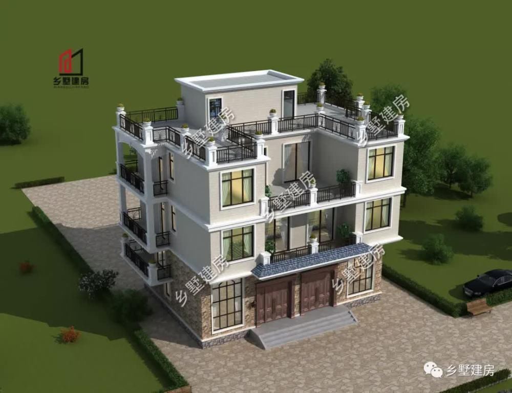 建好|占地140平也能建好双拼,既能互相照顾又能有足够的私人空间