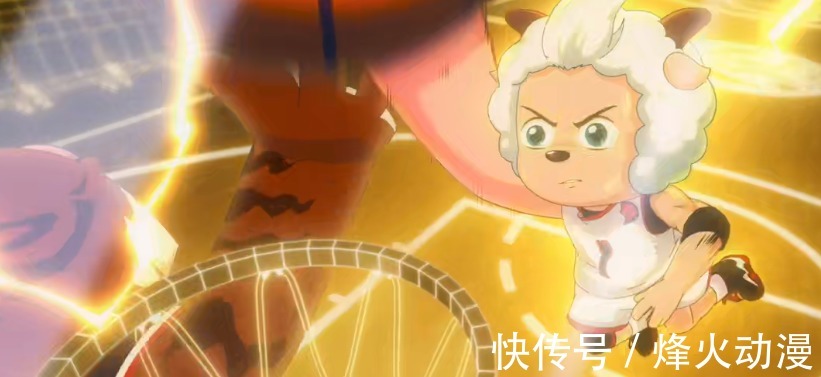篮球|《喜羊羊与灰太狼》羊羊版,教练,我要打篮球!致敬多部经典漫画