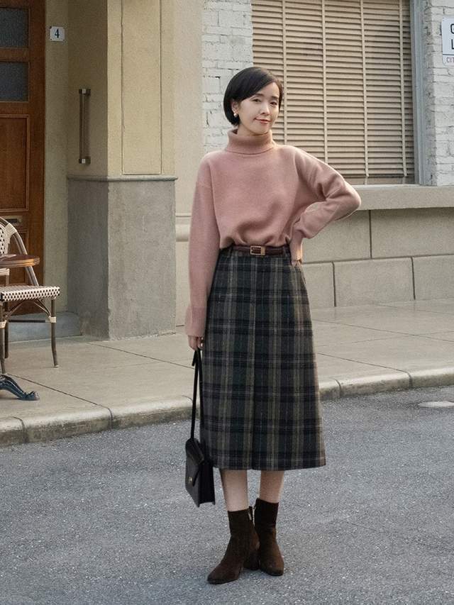 半身裙 这些才是适合普通人的针织衫穿搭,简约随性又时髦,保暖舒适