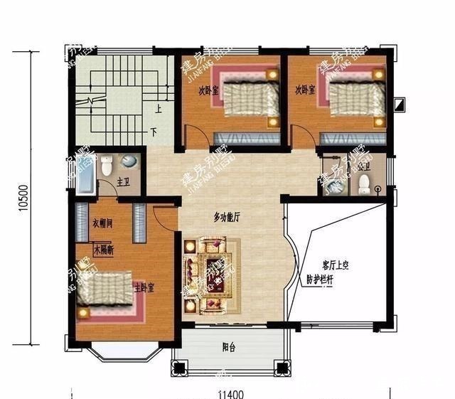 飘窗|面宽相同的两栋三层别墅,配上完工后的效果,没有人看完不夸!