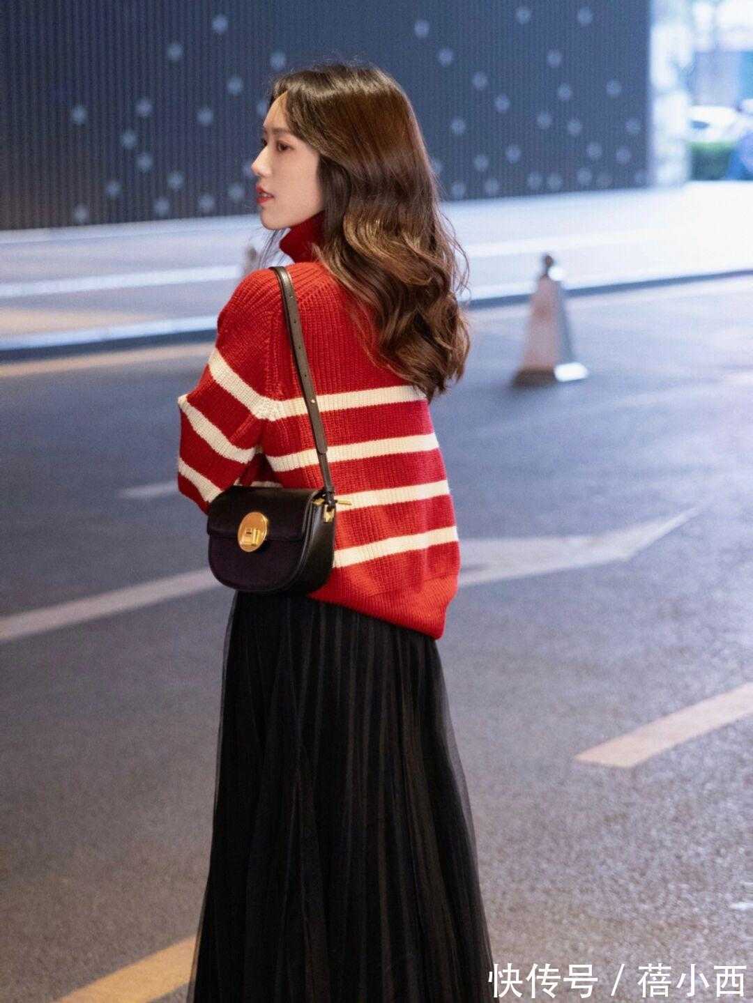 半身裙 小个子女生如何穿针织衫?这几套造型可以直接照搬,高级又优雅