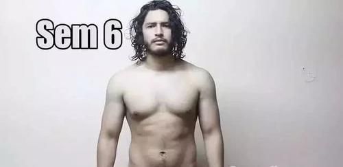 记录照|8个月，这个小伙用35张记录照告诉你，健身能带给身材多大改变