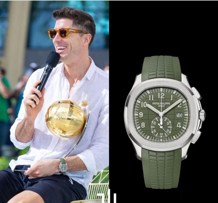 图片报|图片报：莱万在迪拜参加典礼佩戴的手表，售价20万欧
