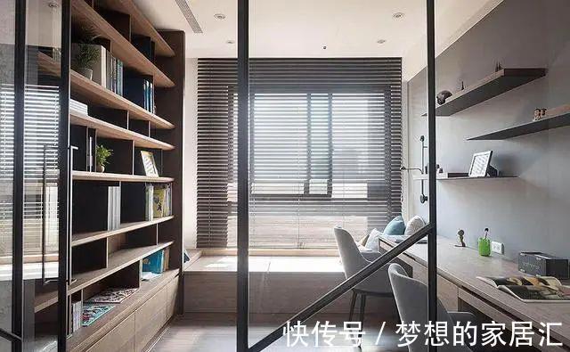书房|小户型没有书房,也要拥有一个书柜,这些设计太妙了!