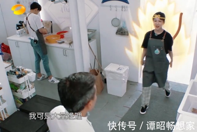 林大厨不让大家吃泡面,杨紫霸气进来谈判,被林大厨气势逼退