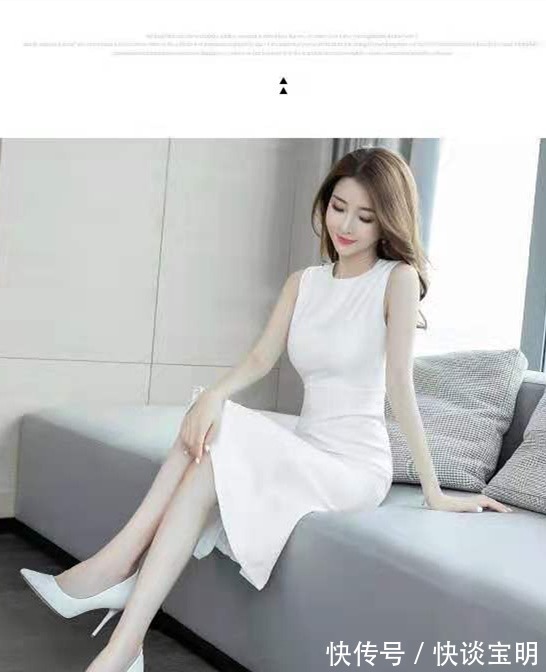 连衣裙|无袖鱼尾包臀连衣裙,彰显气质生活