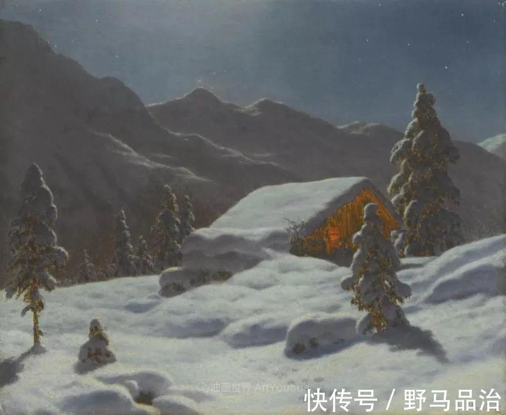 伦敦时报$这位俄罗斯画家，不愧为光与雪的大师！