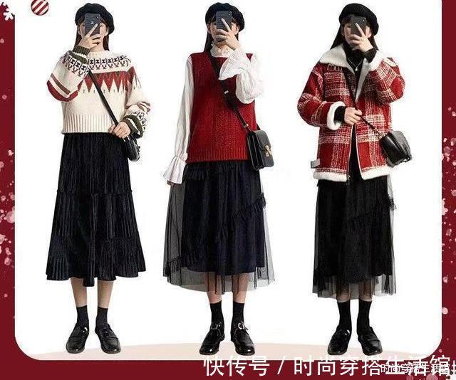 穿搭 过节适合穿什么?红色毛衣的21种搭配示范,承包你的时髦和好运气