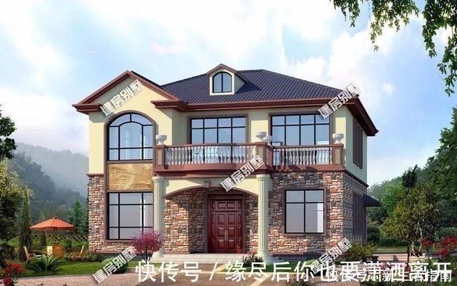 造价|宽12米上下的农村别墅,全身都是优点,造价还蛮低!