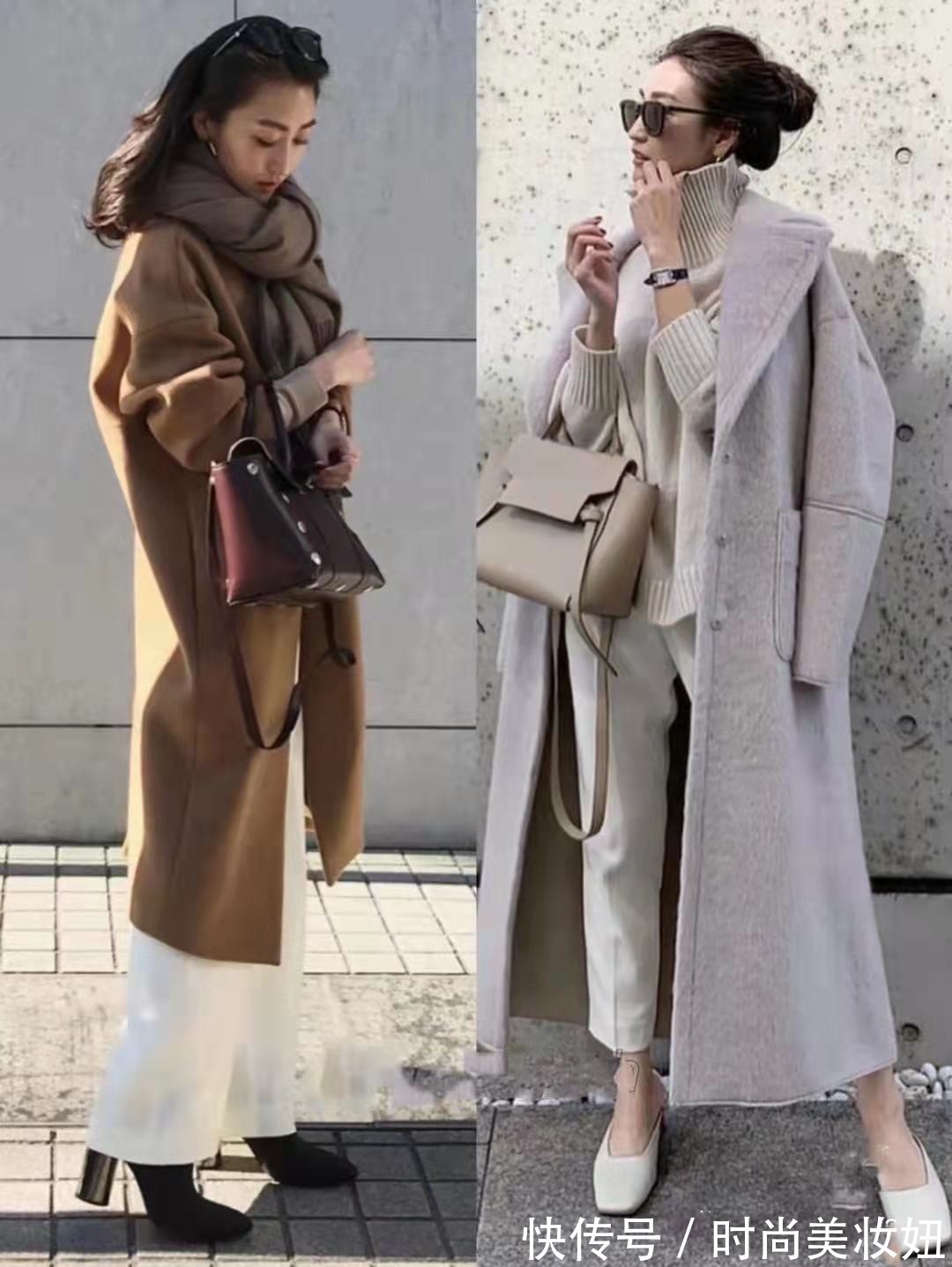 出镜率|40岁女人穿大衣要“高级”,学日本博主18套搭配,优雅又显气质