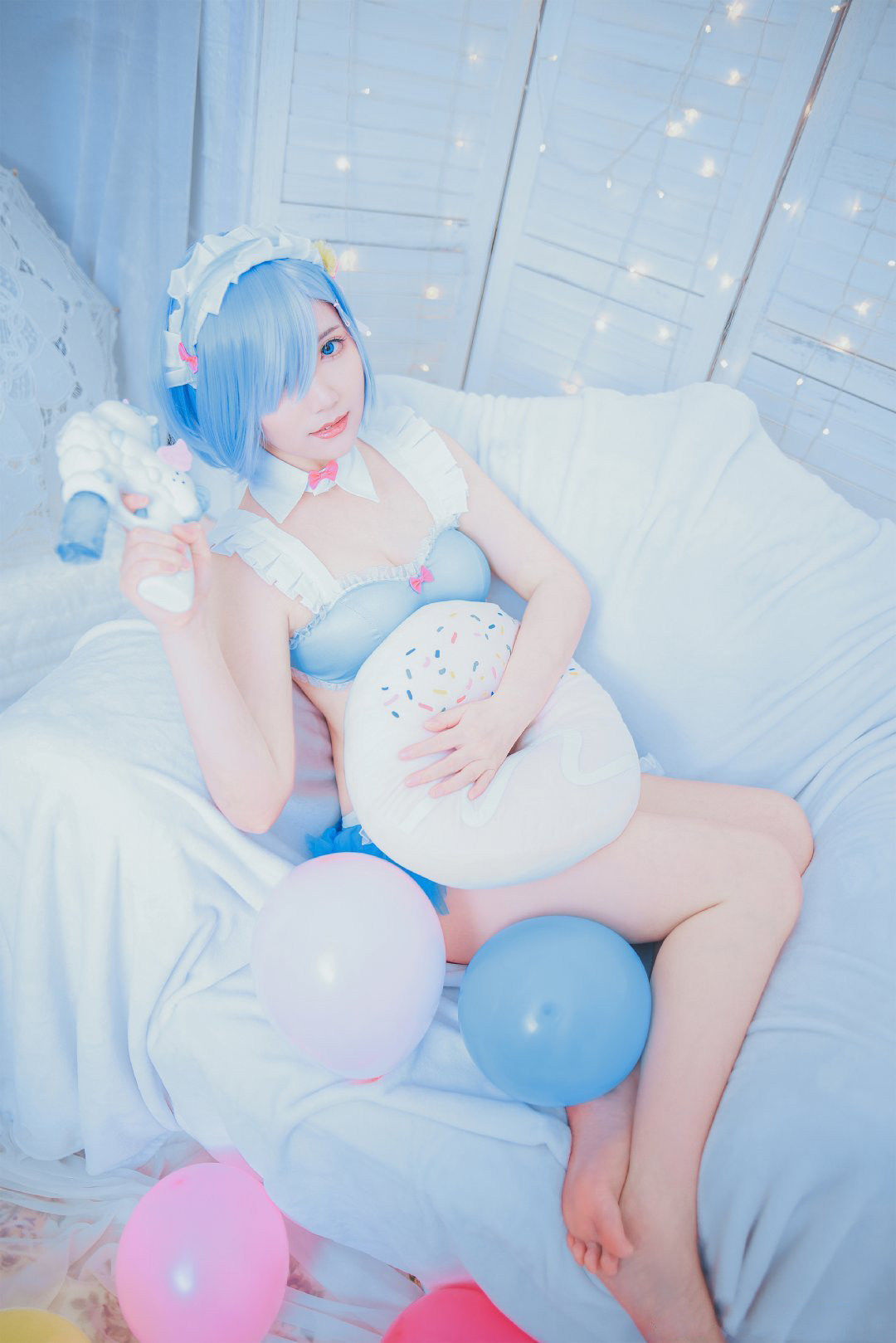 蕾姆|蕾姆·泳装手办cosplay