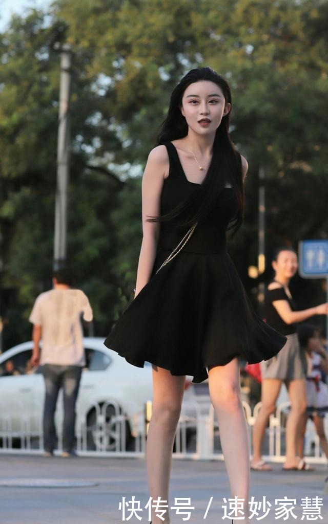小黑裙|有一种美叫做小黑裙!显瘦洋气,时尚潮流范的代表!