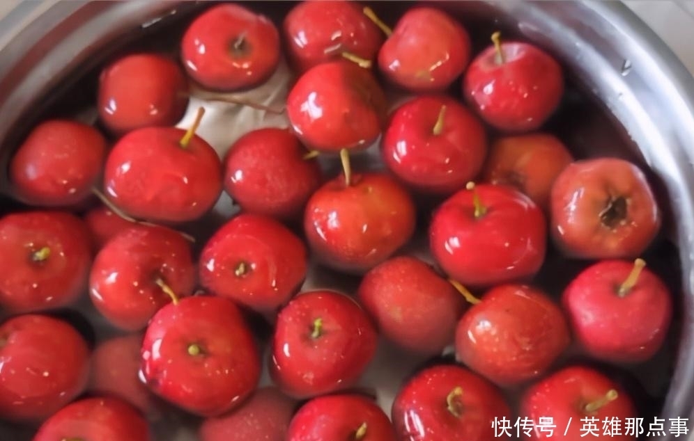 山楂|冰糖葫芦的简单做法,酸甜脆口,不粘牙