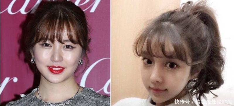 女人|女人若有这3个特征,建议少留空气刘海!不显可爱,反而拉低颜值