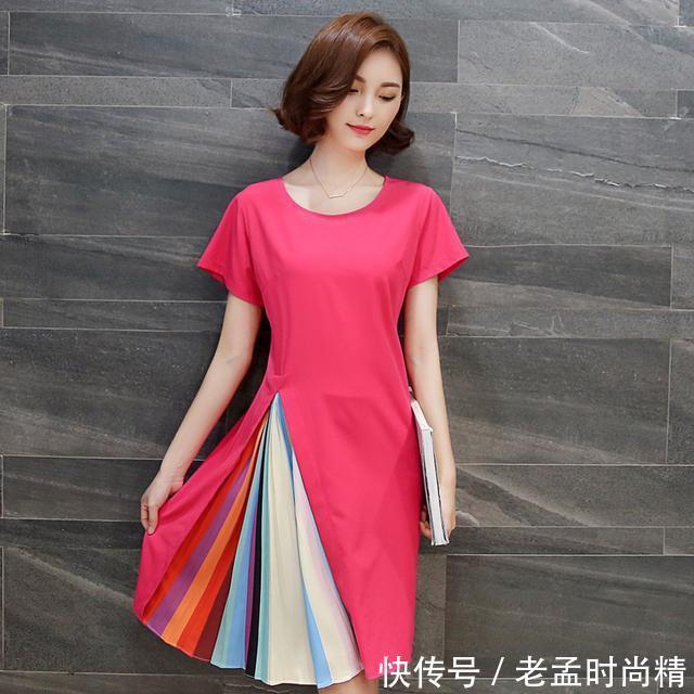 印花连衣裙 适合29~37女士的8款裙装,修身减龄样样行