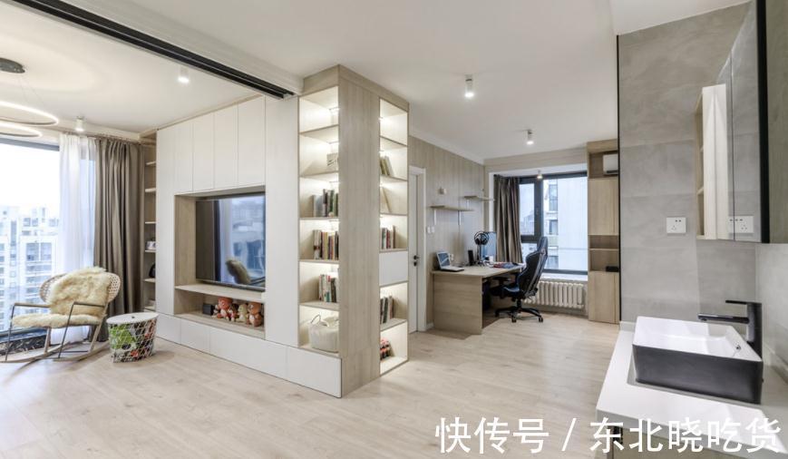 次卧|现代风格的绝美搭配,厨房和餐厅连在一起,不仅实用还能享受阳光