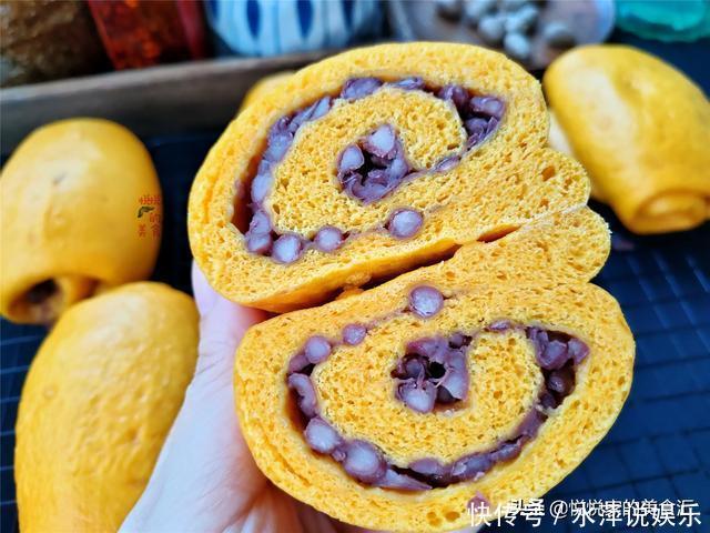 用南瓜和红豆做早餐,松软料足,做1次吃3天,简单省事营养好