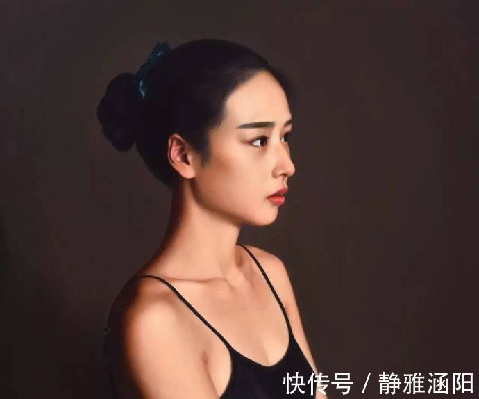 人体!油画协会主席杨飞云弟子岳小清人体油画中的青春期女孩