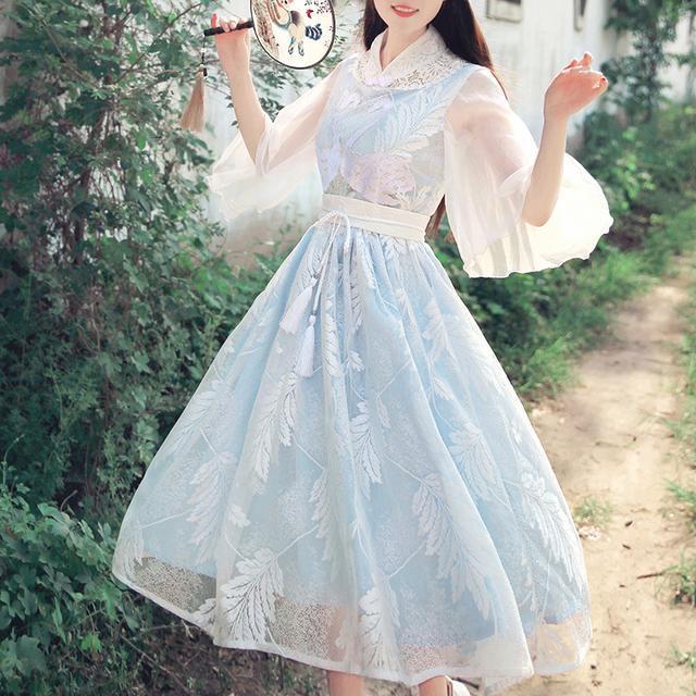 泡泡袖 古色古香中国风改良裙,简直是古风爱好者的福利,太仙了