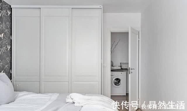 玄关|晒晒102平新房,老婆坚持在过道上做洗衣房,家人不满