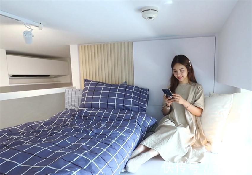 小两口|小两口买下21㎡婚房,巴掌大的家挤出“双客厅”,生活去繁从简