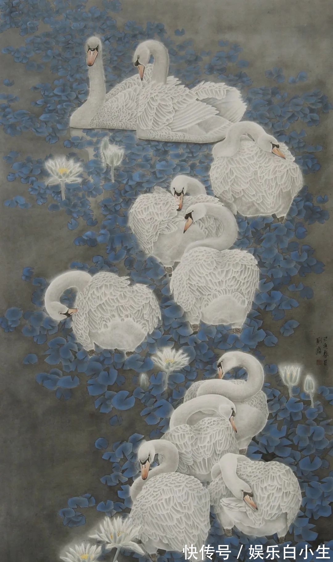 作品#万家共盛世 明月话团圆‖刘齐中国画作品欣赏