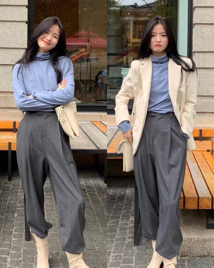 喜欢韩系穿搭的女生看过来!16套搭配,教你将普通单品穿出时髦范