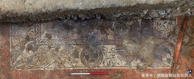 希波达米亚|英国出土1600年前马赛克壁画,石块上竟刻了5个简体汉字