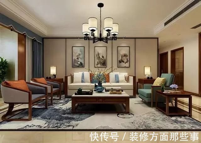 阳台上|140㎡新中式风格,每一面都别具风味