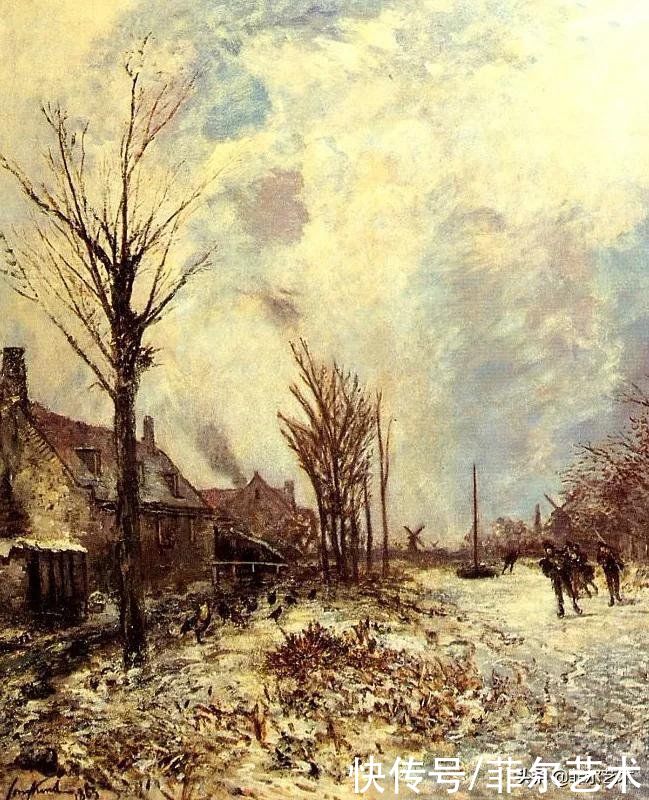 克劳德·莫奈|莫奈眼中的老师，印象派的直接启蒙者，荷兰画家约翰·琼坎德油画