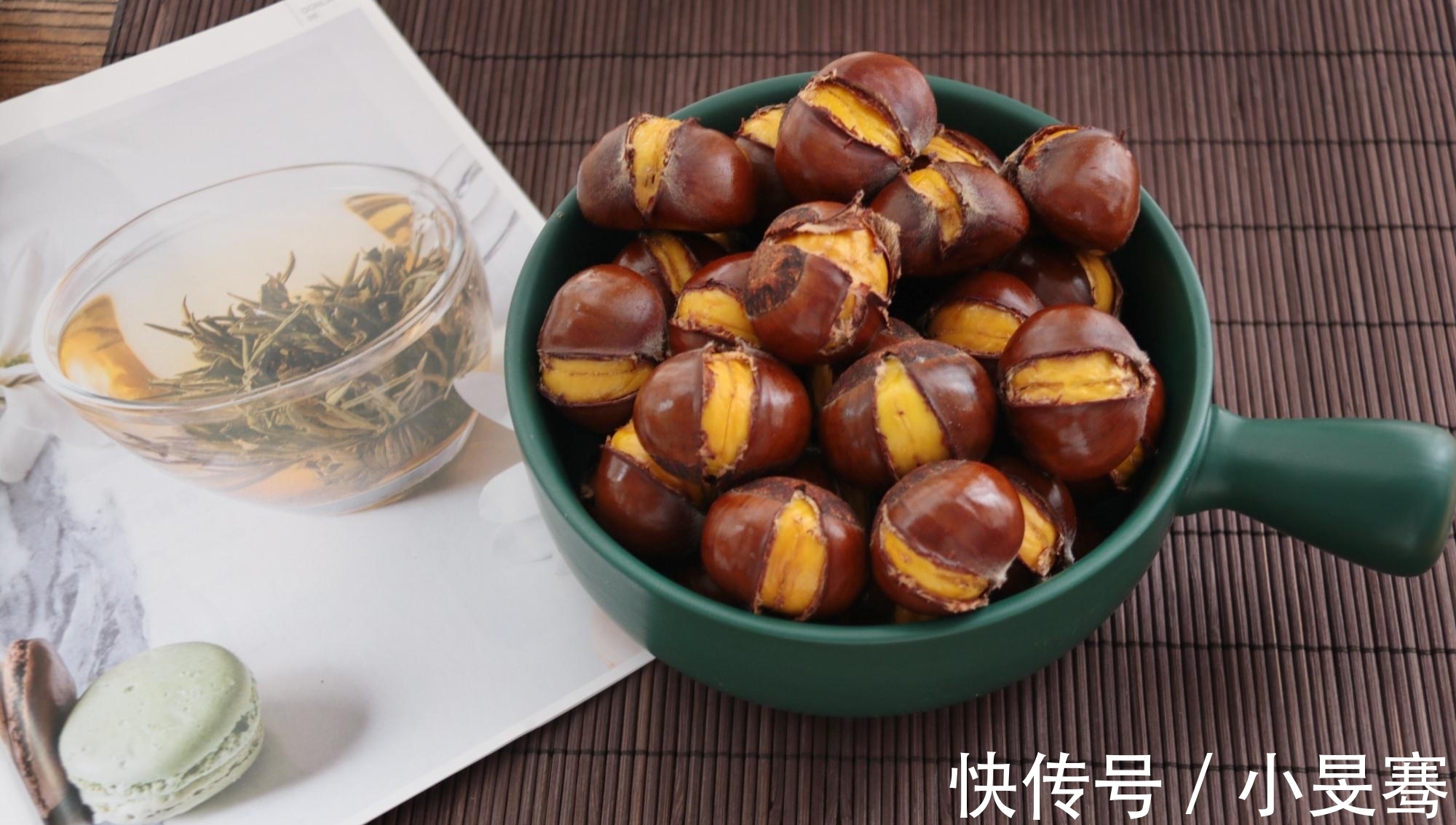栗子|板栗别再用糖炒了,加点它粒粒香甜,低油少糖1口1个,又粉又糯