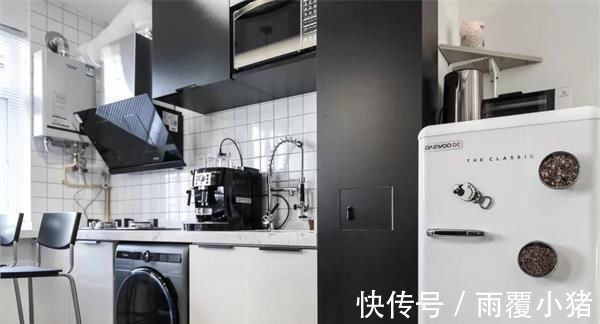 吧台|一家5口挤住68㎡小户型,设计师硬改成3室1厅,没想到还很宽敞!