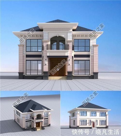 x2|5款180平左右的农村二层房屋图,第四款带洗衣房,你有没有喜欢的?