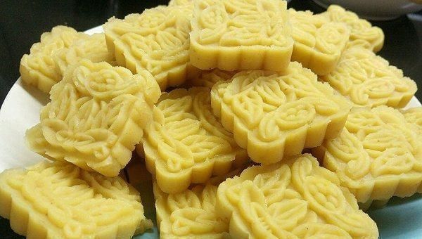 自制“绿豆糕”,不加一滴水,不用烤箱,吃着比买的香