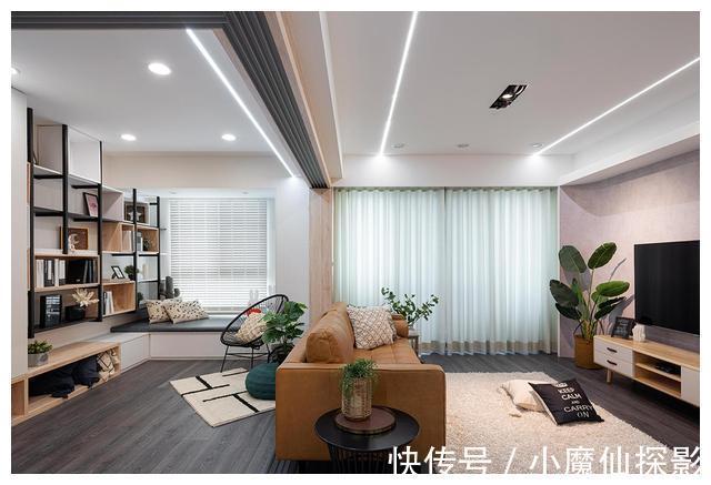 客厅|这是我见过最有温度的北欧风,110㎡,清甜简约中透露着高级感!