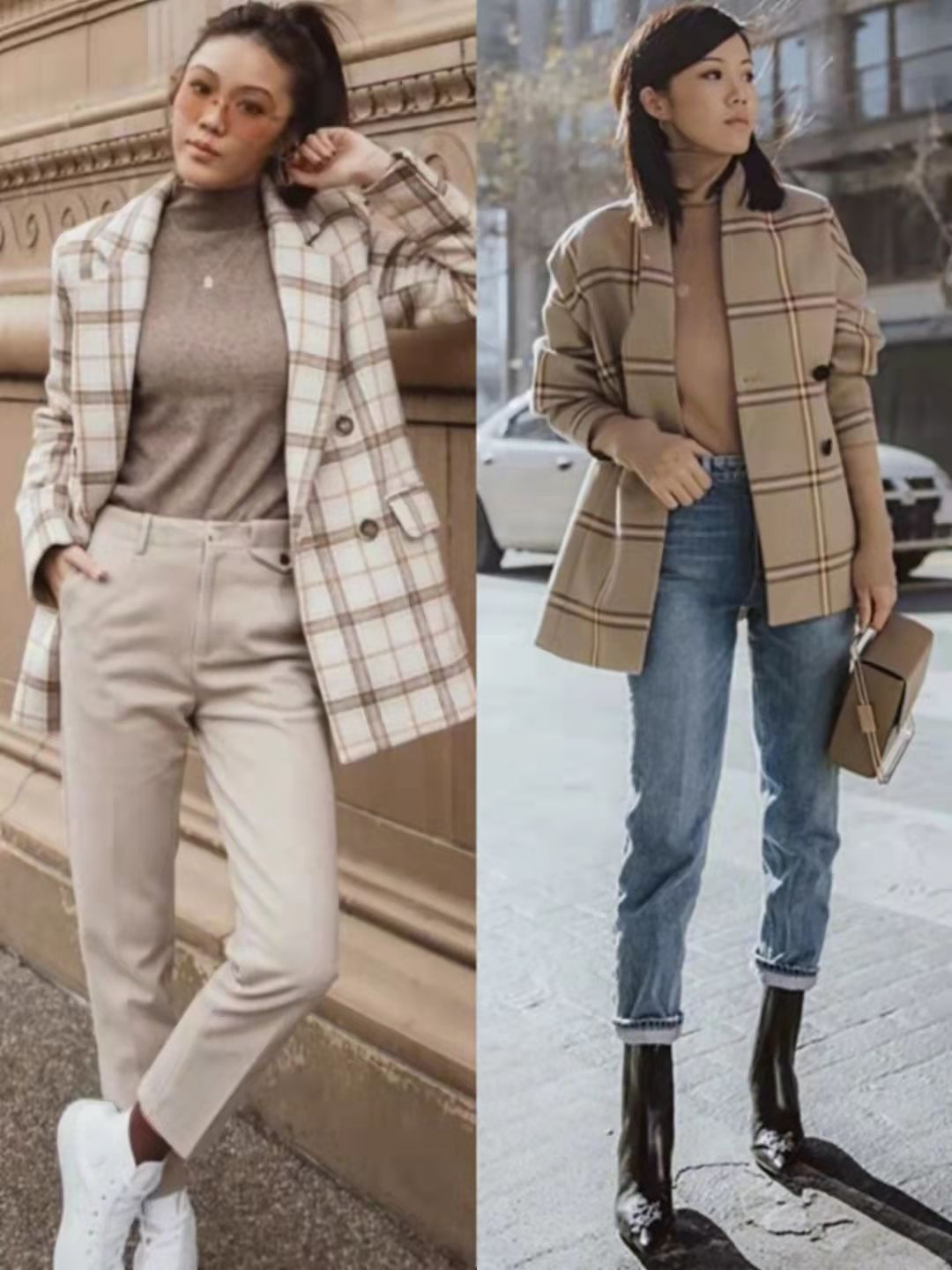 阔腿裤 ?阔腿裤过时了,今年秋天流行的是“九分裤”,青春时尚谁穿谁美