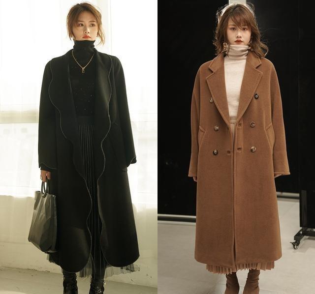 裙子 冬天不能没裙子,现在流行“过膝百褶裙”,既能搭大衣又能配棉服