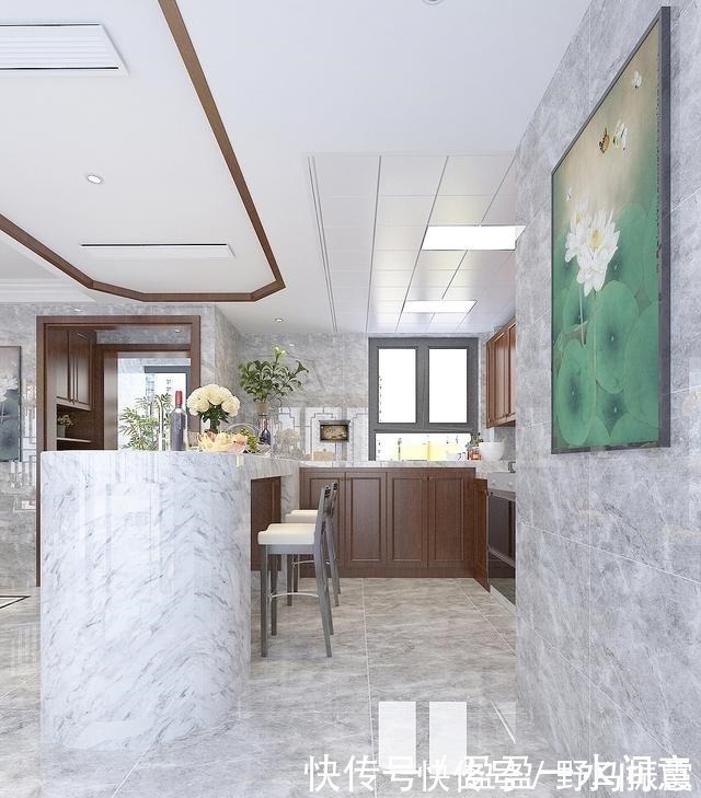 豪华|老婆不喜欢住别墅,于是我们买了两套平层打通,豪华感比别墅不差!