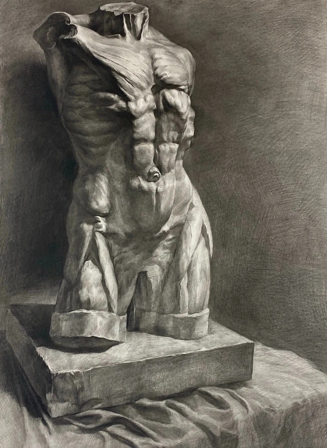 虚实&传说中素描的“虚实变化”,应该就是这样的!