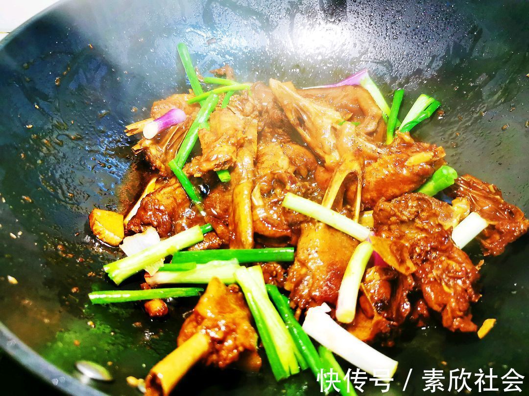 豆瓣酱|鲜香浓郁的焖鹅肉，制作简单，美味可口