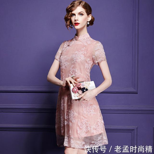 印花|改良旗袍轻松演绎复古时尚,让妹纸们更加的知性优雅、明艳动人