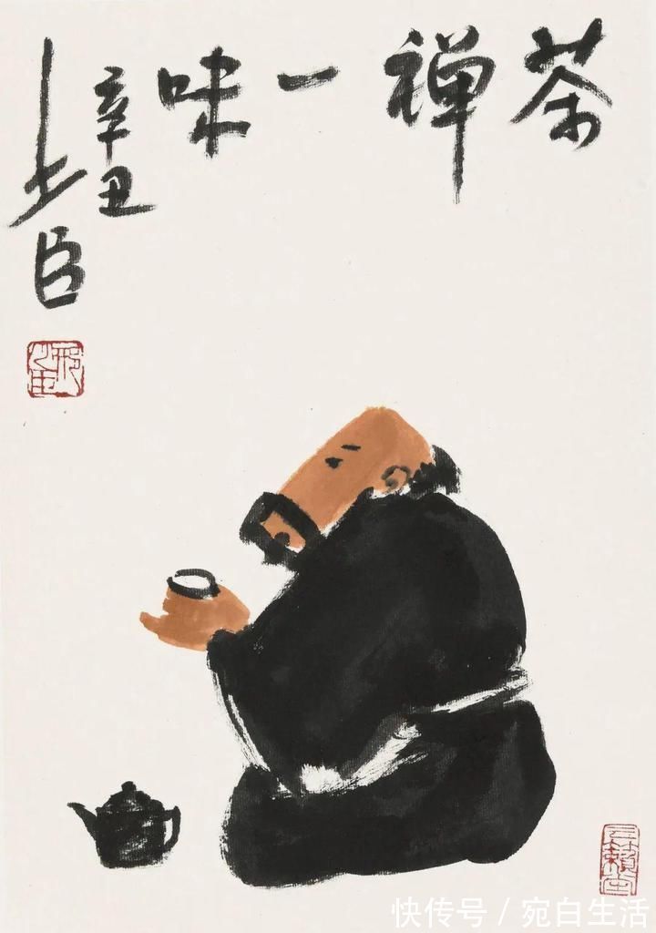 花鸟|变通!好的画家都善变,看黑乎乎的花鸟画家画人物啥样?