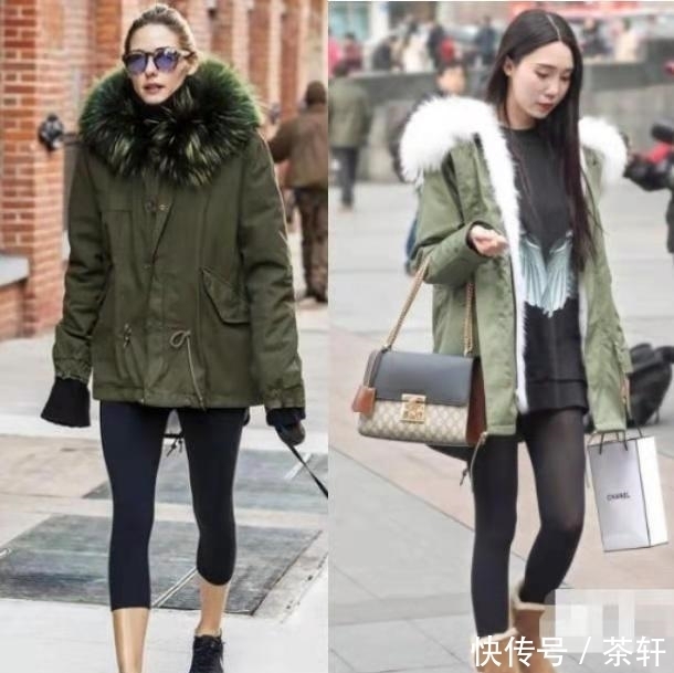 外面|女生冬天别总穿羽绒服了,今年流行派克大衣,保暖又不显臃肿