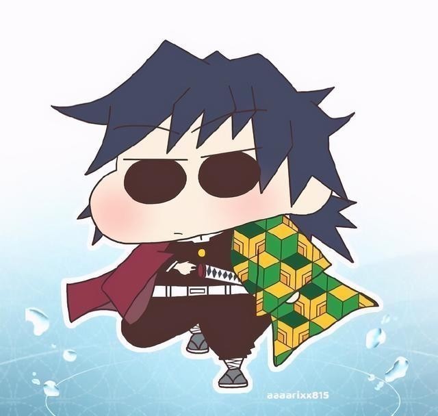 蠟筆小新|蠟筆小新版《鬼滅之刃》,還我蝴蝶和禰豆子,我現在滿腦子哎嘿嘿