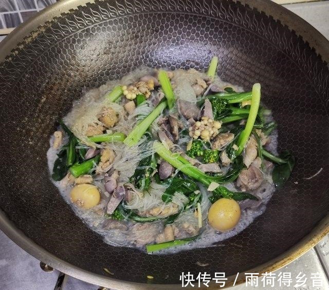 味道|鸡杂炒粉丝,味道鲜香,超级下饭!